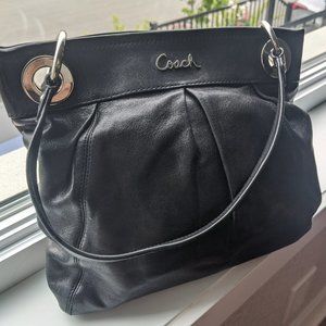 Real Black Coach Purse with extra Strap